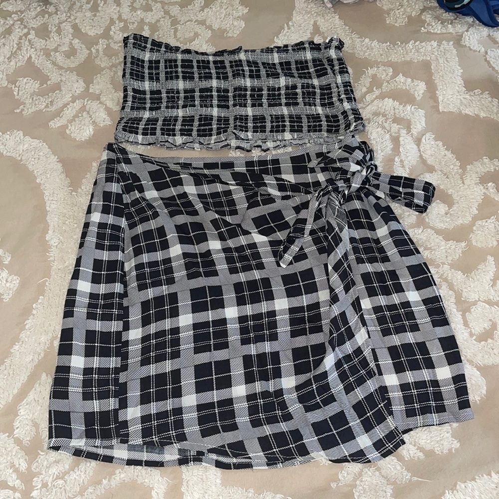 Cotton Candy LA 2 Piece Plaid Set